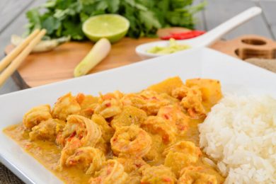 Arroz con Coco y Camarones arroz con coco y camarones
